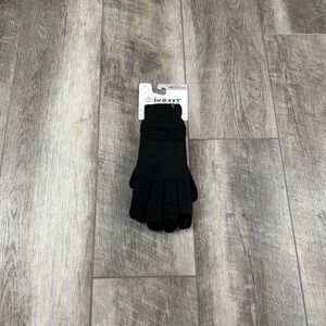 Isotoner Black Knit‎ Gloves